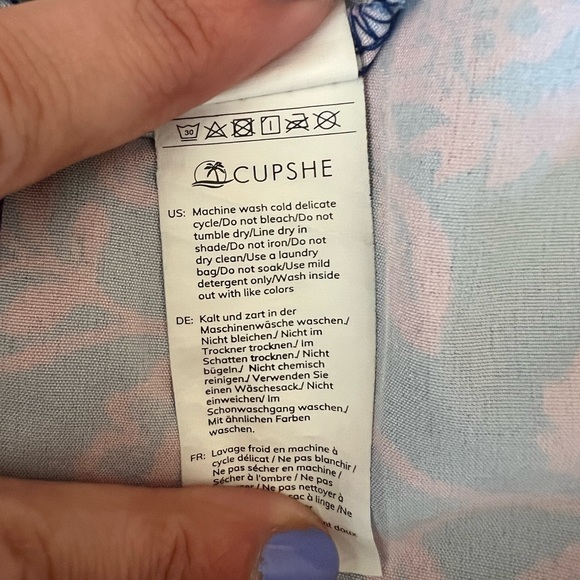 Cupshe Floral Print Knotted V-Neck Maxi Dress - Picture 6 of 8